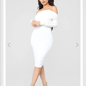 Brand New Fashion Nova Off The Shoulder Dress